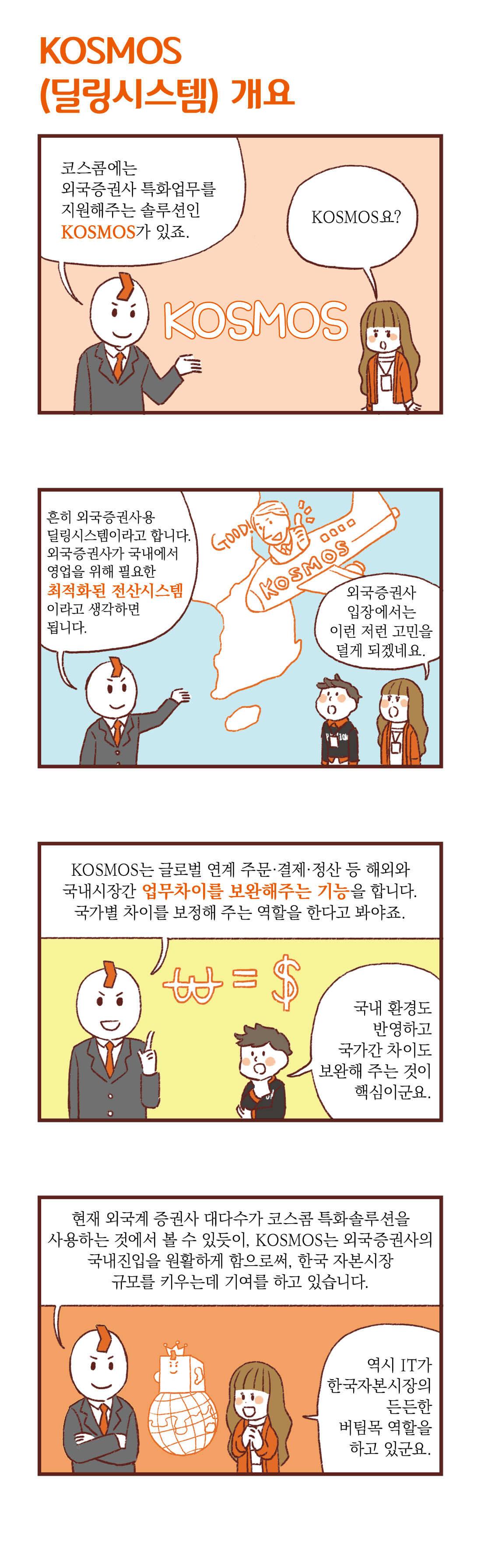 제목 :  KOSMOS(딜링시스템) 개요
