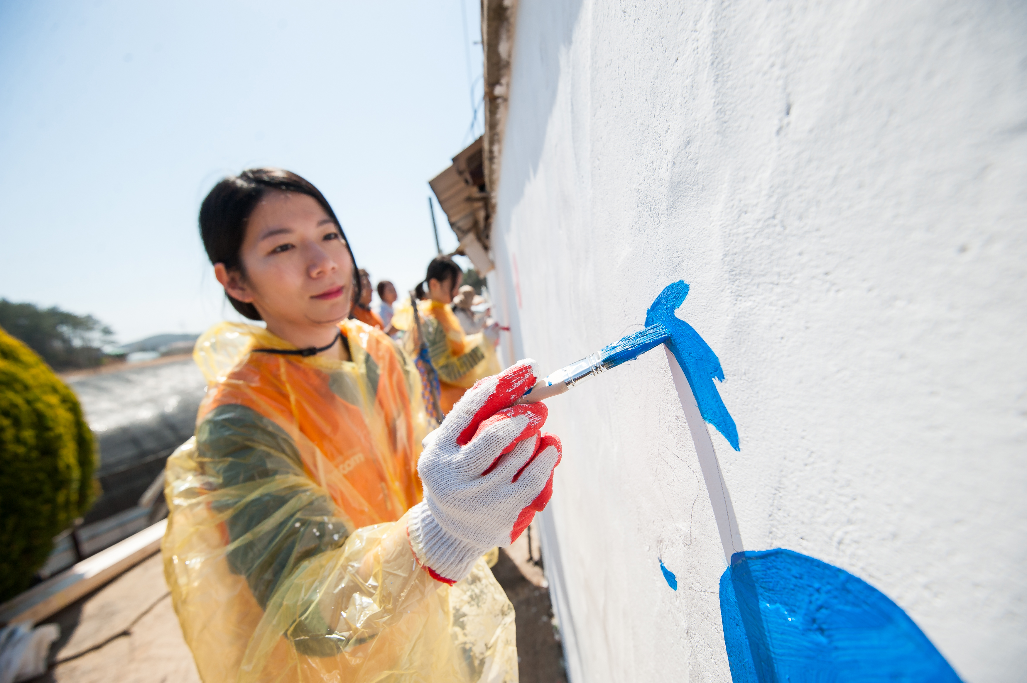 2017년 코스콤 신입사원 자매마을 집고치기 봉사활동